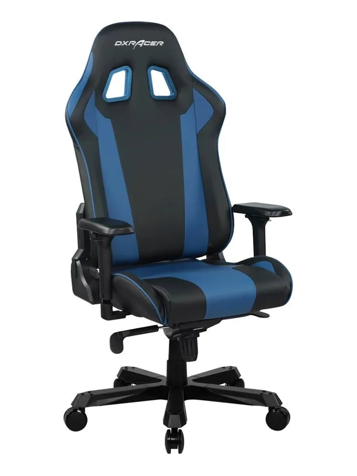 DXRacer King azul vista de 3/4
